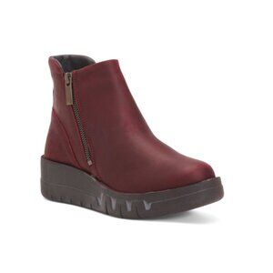 Miz Mooz Burgundy Ankle Boots